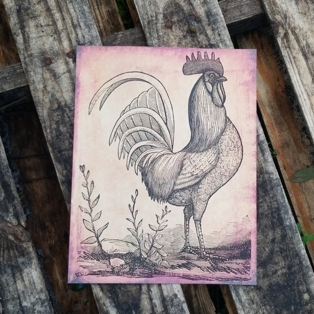 2 for $8 Vintage Designed Rustic Picture